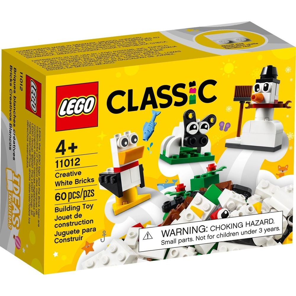 LEGO LEGO‎ CLASSIC 11012 Creative White Bricks Building Set 60 pieces